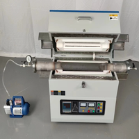 Horno de Tubo de Acero Inoxidable 1000C con Brida de Sellado de Acero Inoxidable 304