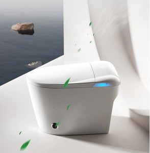<span class=keywords><strong>WC</strong></span> <span class=keywords><strong>universel</strong></span> à poser au sol, automatique, monobloc, cuvette de toilette en <span class=keywords><strong>céramique</strong></span> intelligente, siège chauffant, télécommande - Product Image 3