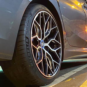 Rines Forjados Personalizados 5x112 5x120 HF-2 Negros de 19 20 21 22 24 26 Pulgadas para BMW M3M4 G80F80 Mercedes Benz - Product Image 3