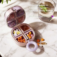 STX Tiktok Best Saling Factory Maker Pill Container Wholesale Pill Bottle Manufacturer Pill Organizer Bulk Pill Box Keychain