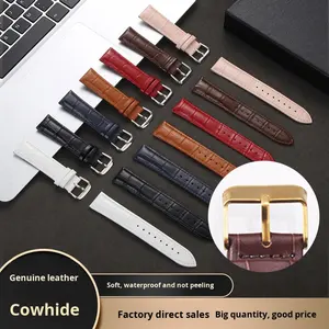 حزام ساعة من الجلد بنسيج ليونورم للبيع بالجملة للساعات الذكية والساعات التقليدية 12 *-24 * - Product Image 6