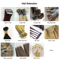 Vente en gros d'extensions de cheveux humains 100% naturels non traités, cheveux vierges bruts de qualité 10A, blonds, doux et lisses, en vrac