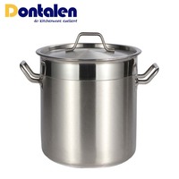 Casseroles de cuisine en acier inoxydable, corps en Satin et métal, grands ustensiles de cuisine, Induction commerciale, stock robuste, Style 04
