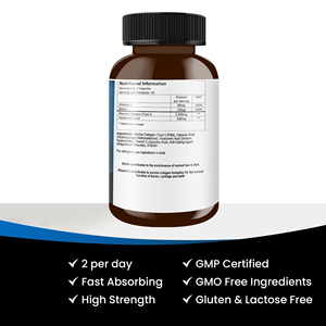 Capsule Premium di Peptidi di Collagene 60 Capsule per la Salute di <span class=keywords><strong>Unghie</strong></span>, <span class=keywords><strong>Capelli</strong></span> e Pelle <span class=keywords><strong>Integratore</strong></span> di Collagene Marino - Product Image 6