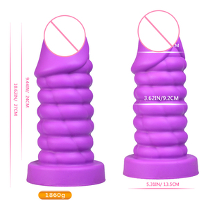 Pene <span class=keywords><strong>Extra</strong></span> grande gigante para adultos, consolador gay, uso anal, expansión, tapón anal pesado, producto sexual - Product Image 5