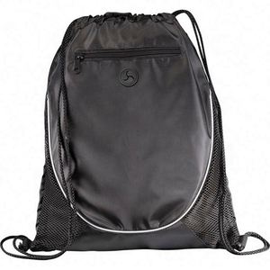 210D Polyester <b>Drawstring</b> <b>Backpack</b> Bags with Customized logo Printing - Product Image 4