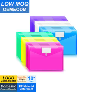 Maßgefertigter Plastik-Dokumentenordner im A4-Format mit Etikettentasche für Lehrer, Schule und Bürobedarf - Product Image 1