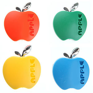 Aikun 1 pièce Clip de ventilation de voiture en plastique solide en forme de pomme, diffuseur d'aromathérapie coloré à évaporation naturelle, 15 jours 5 - Product Image 5
