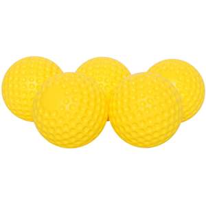 Pelotas de Béisbol de PU Amarillas con Hoyuelos de 9 Pulgadas, Nuevas, al por Mayor - Pelotas de Práctica sin Dolor para Máquinas de Lanzamiento y Entrenamiento - Product Image 5
