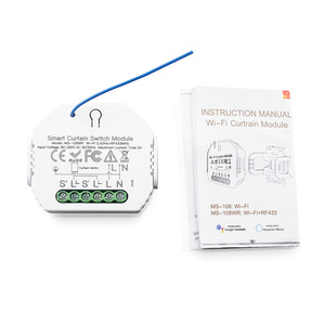 Módulo de cortina con WiFi inteligente Tuya, Asistente <span class=keywords><strong>Alexa</strong></span>/Google, con PST-108WR RF, novedad de 2023 - Product Image 6