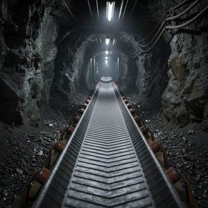 <span class=keywords><strong>Cintura</strong></span> Antistatica, Ignifuga, Resistente al Calore e all'Olio, Durevole |   Sistema di trasporto industriale sicuro per aree minerarie a rischio di gas - Product Image 2