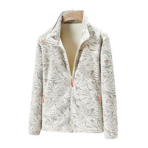 Custom Processing Fashion Jacket Casual Winter Polar Fleece Stand Collar Zipper Closure OEM Service Finished Printing <b>Coat</b> - Product Image 1