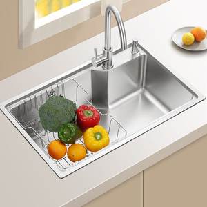 Fregadero de Cocina Grande de Acero Inoxidable 304, de un Solo Tazón, para Instalar Bajo Encimera, Fácil de Limpiar, para Uso Doméstico - Product Image 4