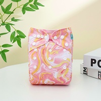ALVABABY-Couche en tissu réutilisable pour bébé, design tendance, lavable, moderne, écologique