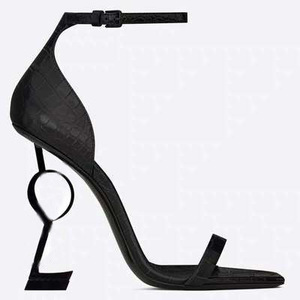 Sandalias de Plataforma Elegantes con Diseño de Letras, Tacón Alto y una Sola Tira, Estilo Abierto, Novedad 2026 Personalizadas en París - Product Image 6