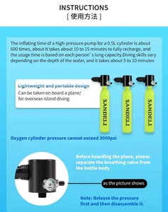 Nuovo Stile 2025: Set Attrezzatura Subacquea SANDELI da 0.5L Mini Scuba, Vendita all'Ingrosso Diretta dalla Fabbrica - Product Image 4