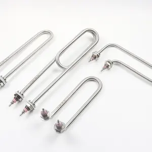 Quality Assurance Energy Conservation 12 Volt Dc Heating Element Fast Thermal Conductivity Single U-bend Heating Tube