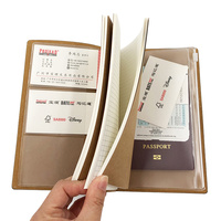 Diario de Viaje Vintage con Cubierta de Cuero PU, Venta Directa de Fábrica, Diario de Notas Personalizado para Viajes de Negocios