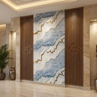 Panneau mural en PVC imitation marbre, imperméable, ignifuge, insonorisant, décoratif pour la maison, le commerce et les lieux de divertissement, feuille de marbre UV