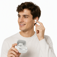 Havit TW983 TWS RGB Écouteurs intra-auriculaires à clip d'oreille, chipset JL, stéréo Hi-Fi pour casque de jeu 6.0, micro, étanchéité IP54, ANC/ENC