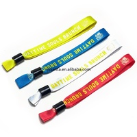 Bracelet en polyester personnalisé à sublimation réglable avec fermoir en plastique pour festival et fête