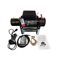 Treuil électrique 12V 6000LB robuste pour 4x4, hauteur de levage 15m