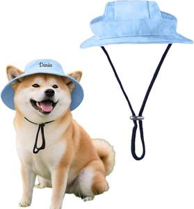Blauer Polyester Luxus Kleintiere Hunde kostüm Eimer Hut für Katzen und Hunde - Product Image 1