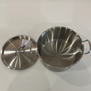 Vente en gros d'usine, marmites en acier inoxydable 24/26/28/30/34 cm, grand stock, cuisine commerciale, casseroles, ustensiles de cuisine, marmites - Product Image 5