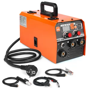 220V 2 IN 1 MIG200 Professional Thin Plate Inverter No Gas Welding And ARC MMA Machine Equipment