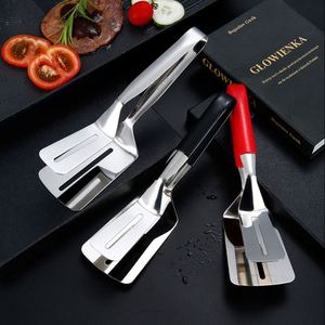 Pince de cuisine multifonction en acier inoxydable pour poisson, steak, barbecue, pain, crêpes, résistante à la chaleur, facile à nettoyer - Product Image 2