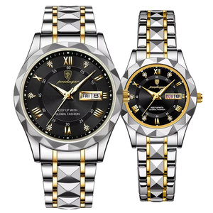 Poedagar 615+306 Orologio da Polso di Lusso in Acciaio Inossidabile, Impermeabile, Moda Originale, Orologi al Quarzo per Coppia, Regalo - Product Image 3