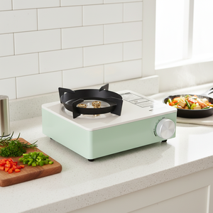 Réchaud à <span class=keywords><strong>gaz</strong></span> portable haute puissance en métal, <span class=keywords><strong>4</strong></span> brûleurs, butane, <span class=keywords><strong>camping</strong></span>, allumage automatique, sécurité, coupe-vent, facile à nettoyer, cuisine domestique - Product Image 4