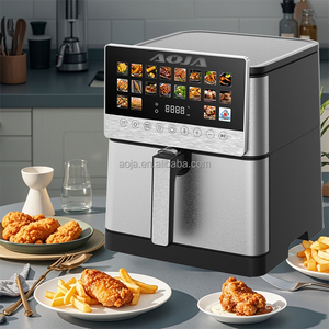 <span class=keywords><strong>Friteuse</strong></span> à air numérique intelligente en acier inoxydable 8L avec plusieurs préréglages pour la cuisine domestique - Product Image 3