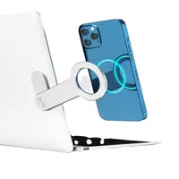 Magnetic Snap Laptop Phone Holder Extension Bracket Metal Aluminum Flexible Swing Mobile Phone Stand Holder for laptop