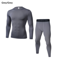 Combinaison de sport pour homme : compression ajustée, haute élasticité, séchage rapide, couche de base respirante pour le basketball, le football