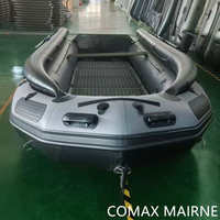 Bateau pneumatique COMAX avec plancher en aluminium, PVC 0,9 mm, capacité de 8 personnes, pour utilisation en eaux fortes