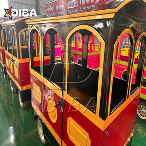 Hot Bán Trong Nhà Ngoài Trời Điện Du Lịch Train Trung Tâm Mua Sắm Và Vui Chơi Giải Trí Công Viên <span class=keywords><strong>Rides</strong></span> Điện Trackless Train Cho Trẻ Em - Product Image 3