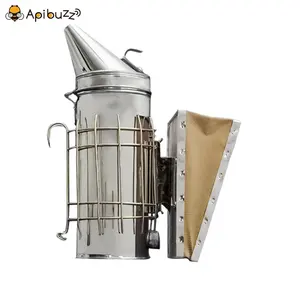 Wholesale Stainless Steel Large Size beehive smoker - bulk beekeeping supplies - bee equipment for sale