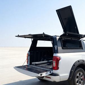 Toldo de Acero al Manganeso de 4 Puertas y Techo Alto para Camioneta con <span class=keywords><strong>Ventanas</strong></span> Antirrotura, Compatible con Toyota Hilux <span class=keywords><strong>Vigo</strong></span> Revo SR5 - Product Image 2
