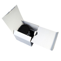 Casquette de baseball en carton ondulé personnalisée en Offre Spéciale boîte-cadeau emballage de chapeau en papier avec traitement de gaufrage par stratification brillante et mate