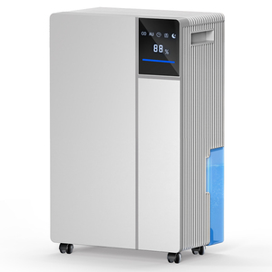 Déshumidificateur à compresseur Y11 16L/D avec contrôle de l'humidité de 30 à 90 %, réfrigérant R290, absorbeur d'humidité pour usage domestique et sous-sol, 30-90 % H - Product Image 1