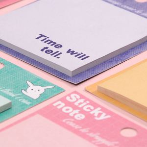 HengXin Creative <b>Sticky</b> <b>Note</b> English Stationery Notepad With Top <b>Sticky</b> School Supplies Colorful - Product Image 5