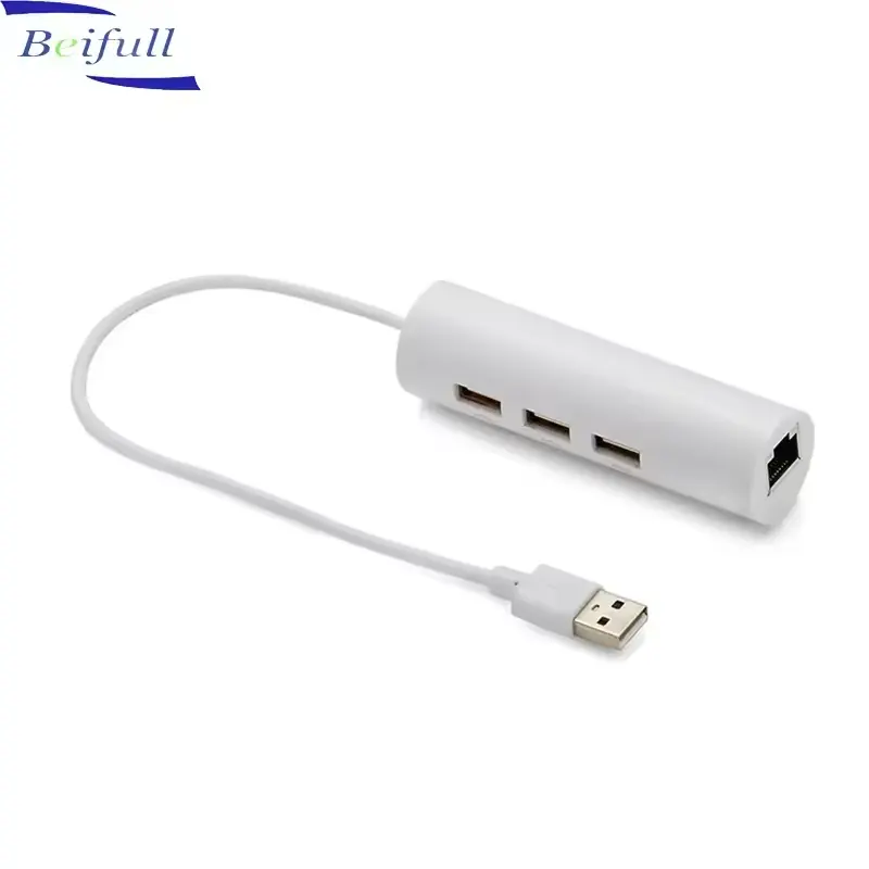 Wired USB 2.0 hub Network 10/100/1000m Lan card with RJ45 ethernet adapter