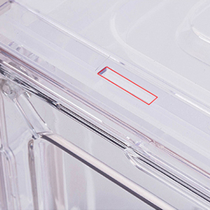 Caja Grande de Almacenamiento de Zapatos Blanca y Negra, Organizador Apilable de Plástico Transparente para Guardar Espacio - Product Image 3