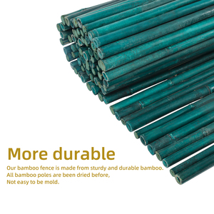 6 Feet Tall Woven Bamboo Fence Roll Outdoor Privacy <strong>Screening</strong> for Garden Balcony Backyard Patio - Product Image 2