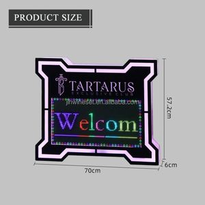 Pantalla de desplazamiento de club nocturno con logotipo personalizado, Control de aplicación, servicio VIP, presentador, tablero de visualización de mensajes LED, señal - Product Image 2