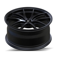 Rines de Aleación de Aluminio Forjado de 18 Pulgadas 5x114.3, Cóncavos Profundos, para Autos de Pasajeros, 18x8.5J, Negro Mate, Deportivos, para Mazda 3 Sedán
