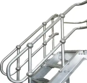 Outdoor Galvanized Steel Pipe Handrail Railing Metal Stair Handrail for Graphic Design Projects