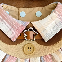 Bandana triangulaire à carreaux pour animaux de compagnie, style nœud papillon, fait main, accessoire pour chien et chat toutes saisons