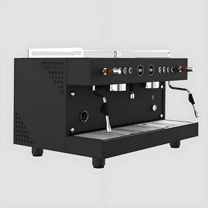 เครื่องชงกาแฟเอสเพรสโซแบบกึ่งอัตโนมัติ 2 หัวชง โครงโลหะ ปั๊มหมุน Fluid-o-tech สำหรับร้านกาแฟ - Product Image 3